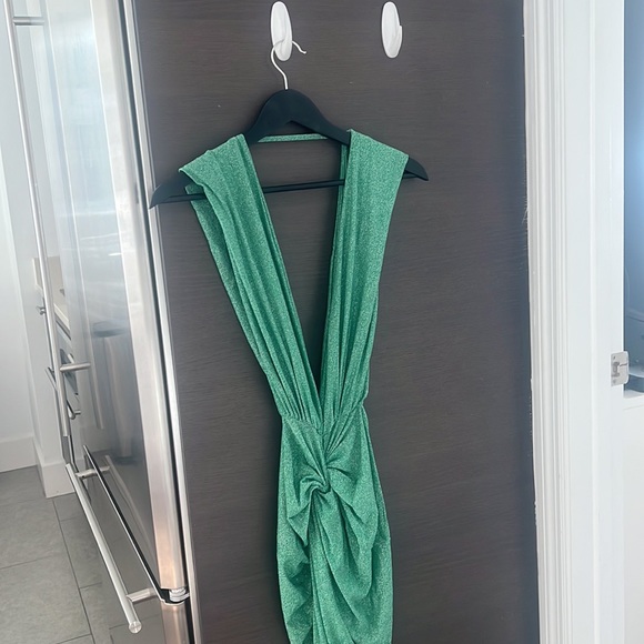 Baobab green sparkly gown XS - Picture 3 of 5